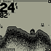 эхолот Garmin Fishfinder 140 - Режим больших цифр (глубина, температура)